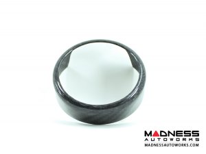 Alfa Romeo Giulia Front V Shield Grill Frame + Emblem Frame Kit - Carbon Fiber